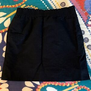 J. Crew Black Mini Skirt